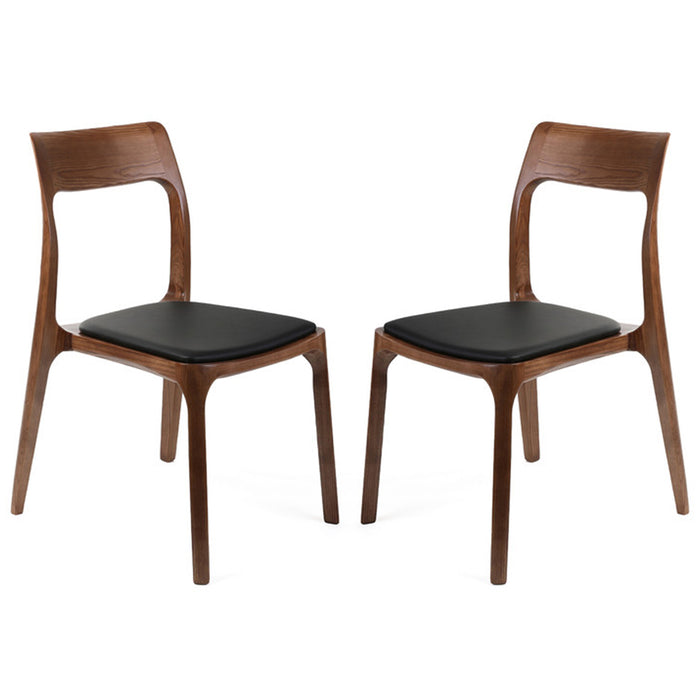 H Dining Chair, Walnut