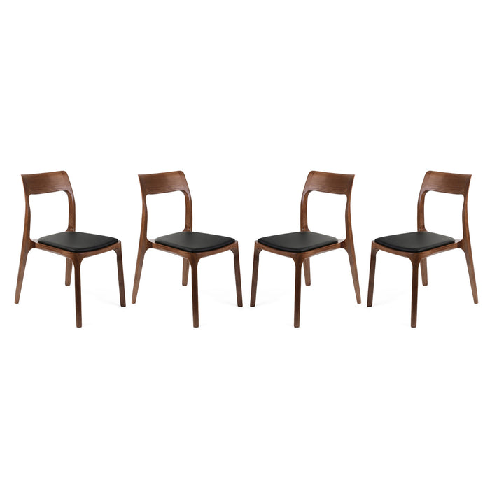 H Dining Chair, Walnut