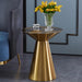 Hourglass Side Table, Gold