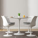 Tulip 40" Marble Dining Table & Chairs Set