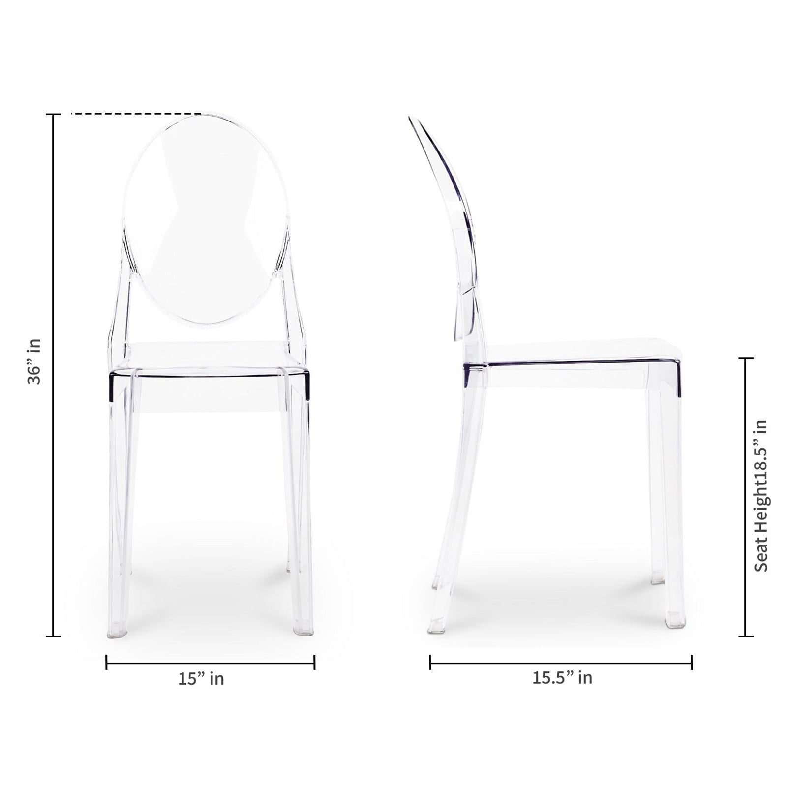 Modholic Ghost Dining Chair