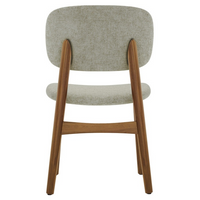 Modholic Cooper Dining Chair, Walnut Stain