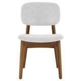 Modholic Cooper Dining Chair, Walnut Stain