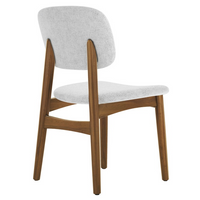 Modholic Cooper Dining Chair, Walnut Stain