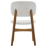 Modholic Cooper Dining Chair, Walnut Stain