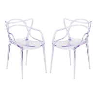 Nesting Series Transparent Stacking Side Chair