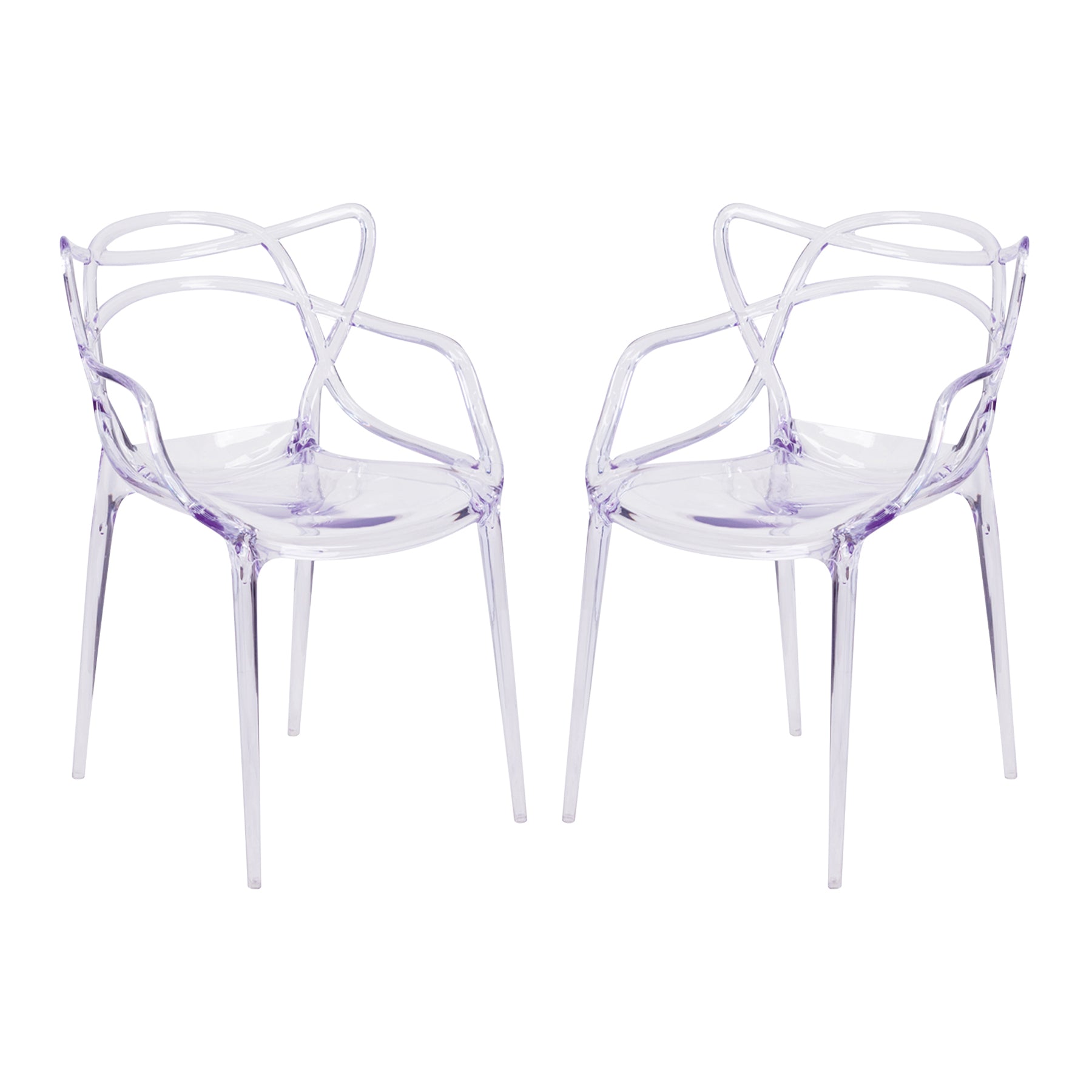 Nesting Series Transparent Stacking Side Chair