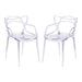 Nesting Series Transparent Stacking Side Chair