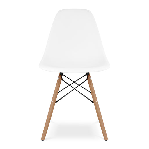 Eiffel Dining Chair, Wood Legs White