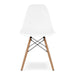 Eiffel Dining Chair, Wood Legs White