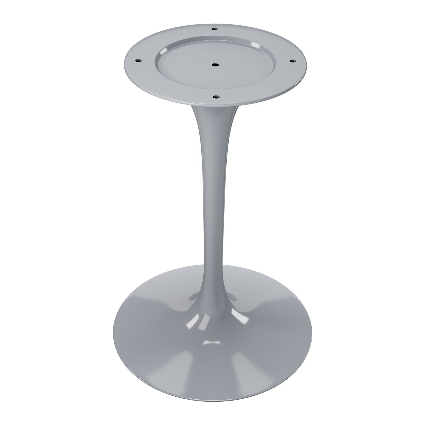 Modholic Tulip Marble Dining Table - 40" Round, Gray Base
