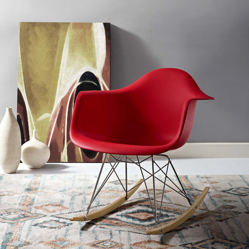 Eiffel Rocker Chair, Red