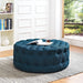 Amour Upholstered Fabric Ottoman