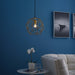 Rarity Geometric Decagon-Shaped Brass Pendant Light