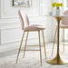 Scoop Gold Stainless Steel Leg Bar Stool