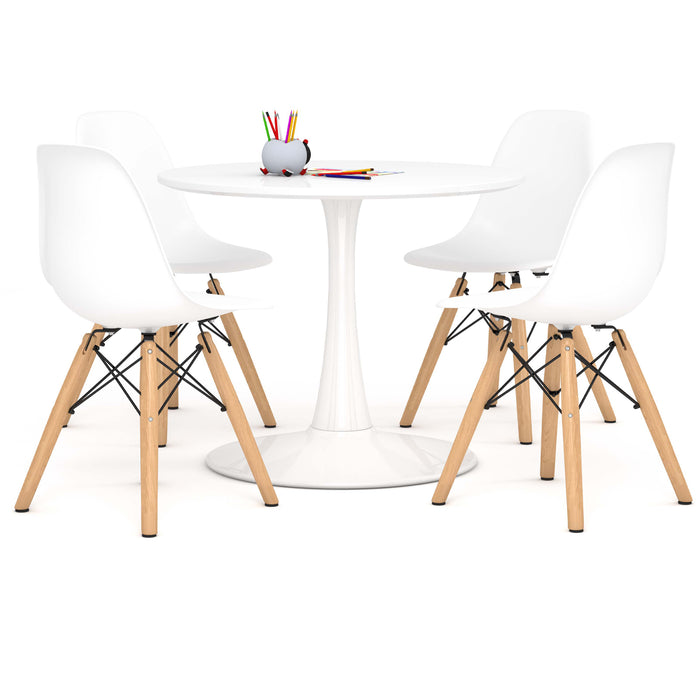Kids Tulip Table, White