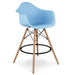 Eiffel Counter Stool With Arms, Blue
