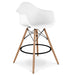 Eiffel Counter Stool With Arms, White