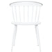 Brook Dining Side Chair Plastic White