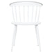 Brook Dining Side Chair Plastic White