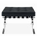 Barcelona Stool Black Italian Leather