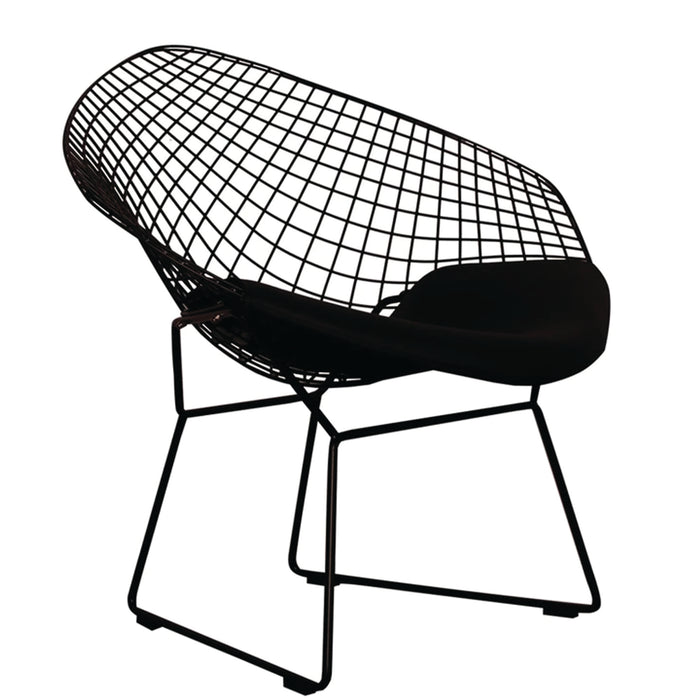 Bertoia Diamond Chair in Black
