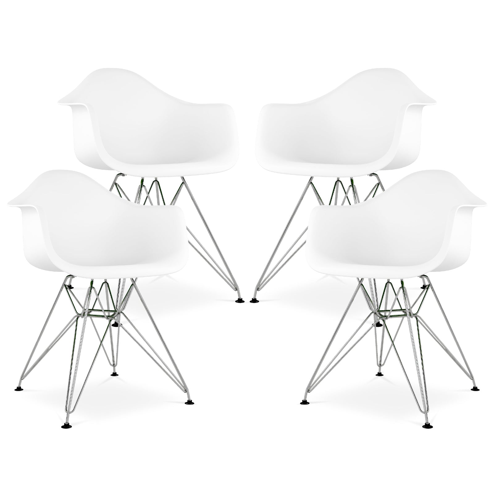 Eiffel Armchair With Steel Legs