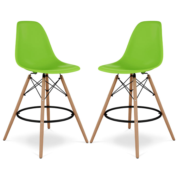 Eiffel Counter Stool With Wooden Dowel Legs