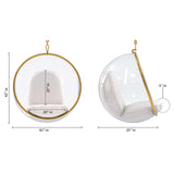Hanging Bubble Chair With Stand - Gold Special Edition