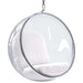 Hanging Bubble Chair - White Cushions