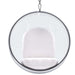 White Cushions, Hanging Bubble Chair