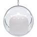 Hanging Bubble Chair - White Cushions