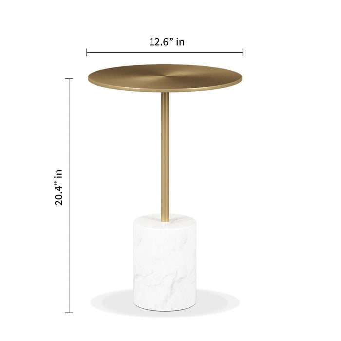 Side Table, Gold