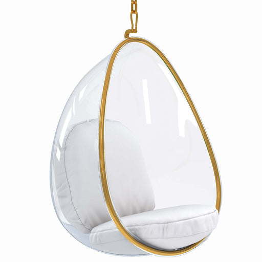 Gold, Scoop Hanging Chair