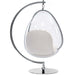 Scoop Hanging Chair With Stand, silver