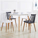 Set of 4  Spindle Dining Chair White