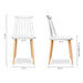 Spindle Dining Side Chair - White