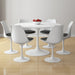 Saarinen Tulip 7 Piece Dining Set - 48" Round - Fiberglass