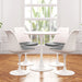Tulip 36" Wood Top Dining Table & Chairs Set