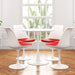 Tulip 36" Wood Top Dining Table & Chairs Set