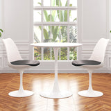Tulip 36" Wood Top Dining Table & Chairs Set