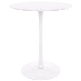 Tulip Wood Top Bar Table, 35.5" Round