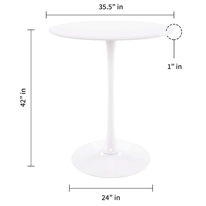 Bar Height Pedestal Table