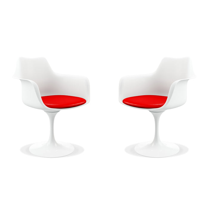 Saarinen Tulip arm chair - Red