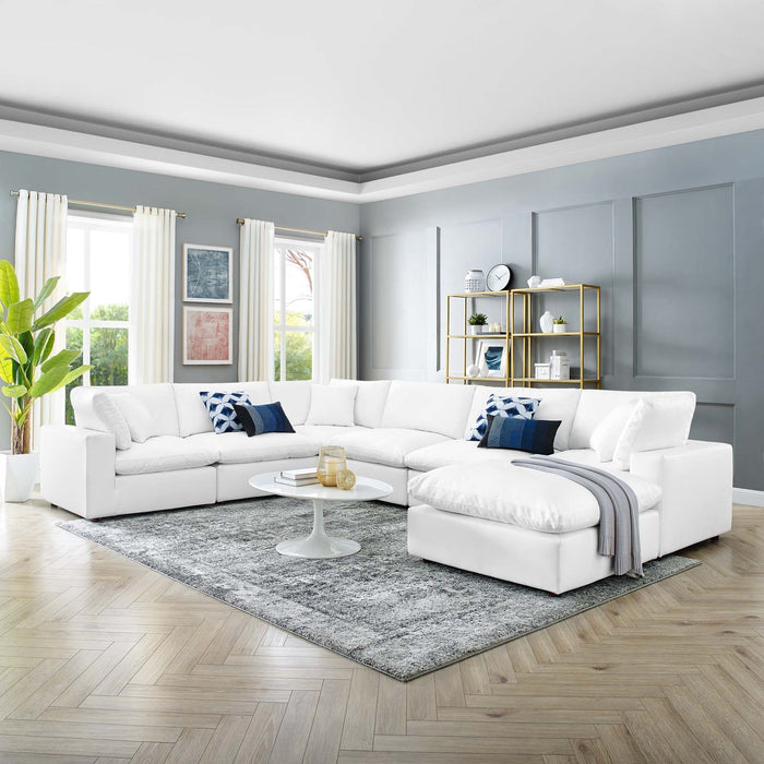 Haven Vegan Leather 7-Piece Sectional Sofa